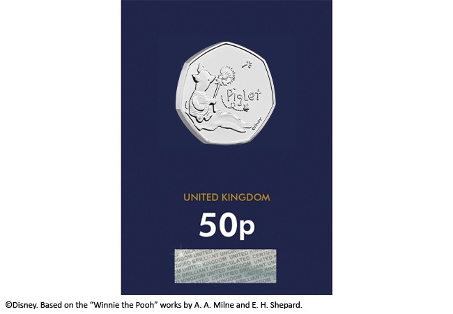 2020 UK Piglet CERTIFIED BU 50p