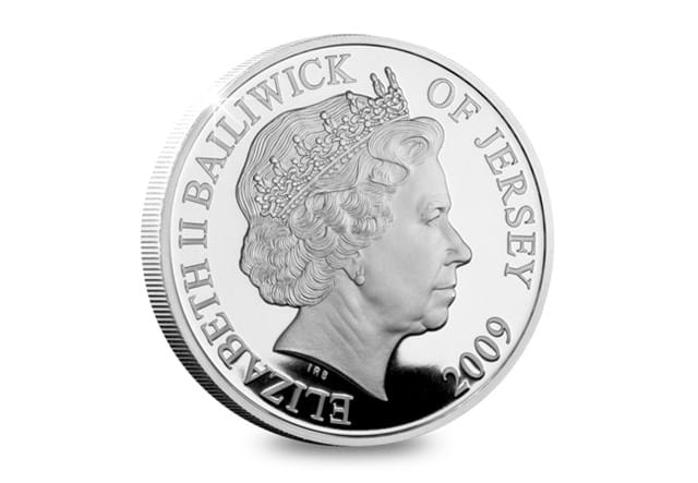 Jersey Henry VII 5 pound Silver Coin Obverse