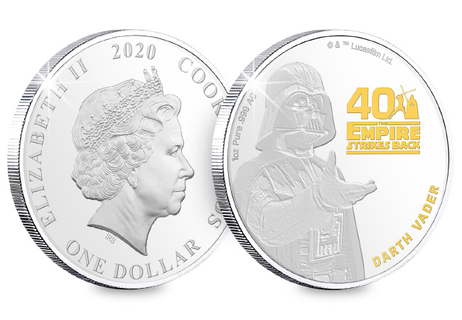 2020 darth vader silver coin