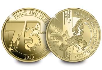 2020 VE Day Allied Nations Coin Pack Belgium both sides
