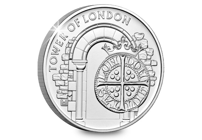 2020 Tower of London Set 5 pound retailer coins CC Certified BU brilliant uncirculated United Kingdom