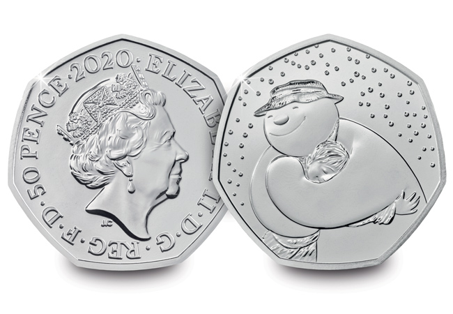 2020 UK The Snowman CERTIFIED BU 50p