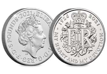 UK 2021 Annual Coin Set BU Pack The Queen’s 95th Birthday £5 both sides