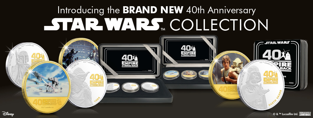 star wars 40th anniversary silver coin