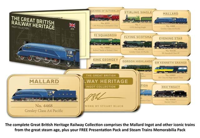 521J - Mallard Ingot Locomotive VSC Starter Product Page Image