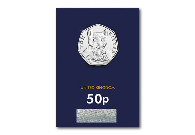 2017 UK Tom Kitten CERTIFIED BU 50p