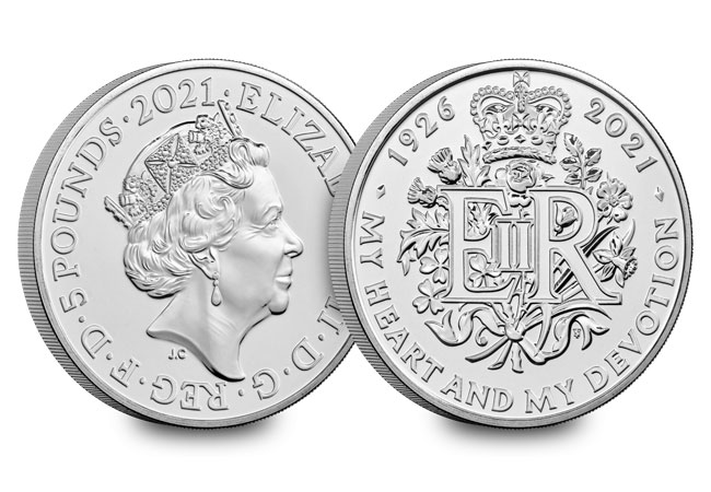 2021 UK Queen Elizabeth II 95th Birthday BU £5