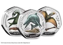 This collection includes the 3 Mary Anning 50ps issued by The Royal Mint in 2021. Each coin is struck from .925 silver to a proof finish with colour printing. Each coin comes in TRM packaging.