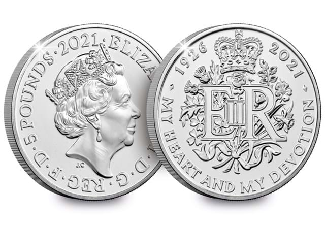 The-Queen-Elizabeth-II-95th-UK-Coin-Cover-Product-Images-5-Pound-Coin-Obverse-Reverse.jpg