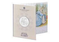 This coin pack features the UK 2021 Peter Rabbit £5 Coin that's been issued by The Royal Mint. It is struck to a BU quality and comes beautifully presented in a presentation pack from The Royal Mint.