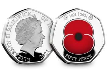 The RBL Centenary Silver Proof 50p Set 2021 Obverse and Reverse