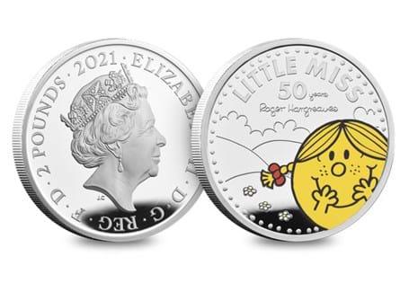 This is the official Mis Sunshine 1oz Silver Proof coin issued by The Royal Mint. It is the 3rd coin in the Mr Men Collection. Struck from 1oz .999 Silver to a Proof finish. EL 6,500