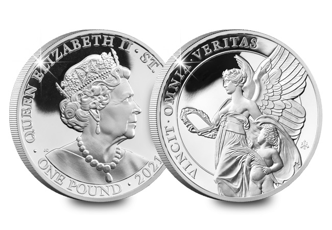 East India Company 2021 'Truth' Queen's Virtues 1oz Silver Proof Coin