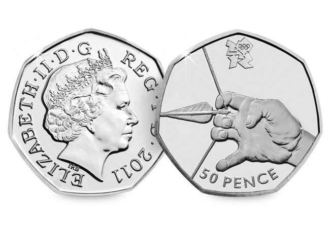 UK 2011 Olympics Archery circulation 50p