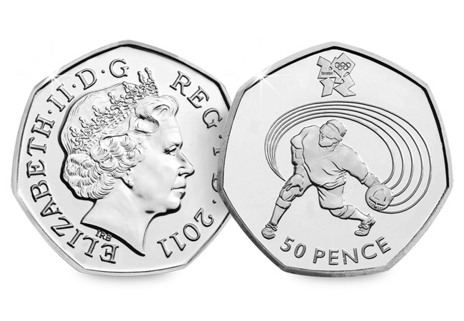 UK 2011 Olympics Goalball 50p