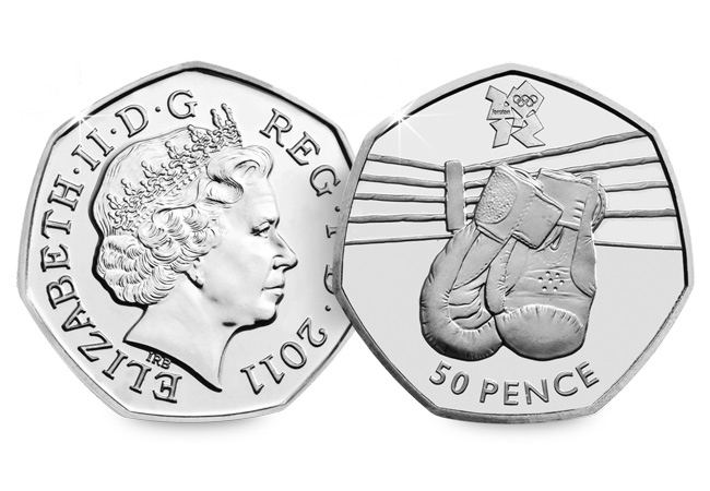 UK 2011 Olympics Boxing Circulation 50p