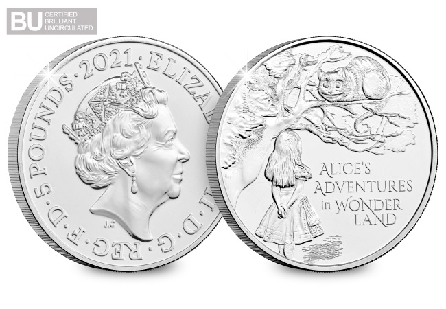 2021 UK Alice's Adventures in Wonderland BU £5