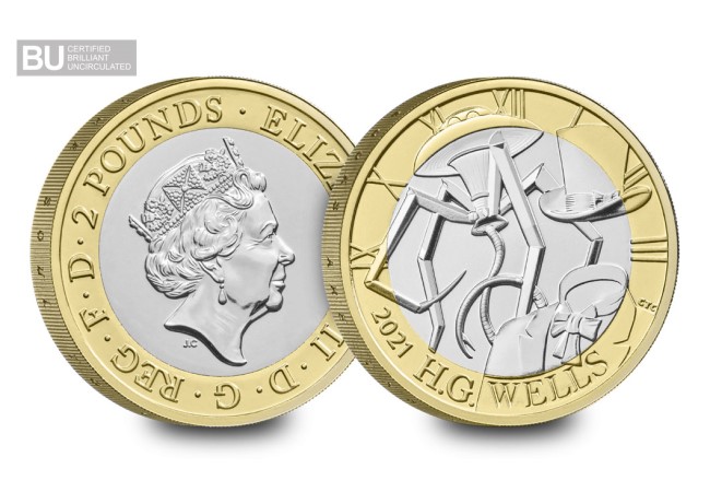 Certified Brilliant Uncirculated UK Two Pound Coins