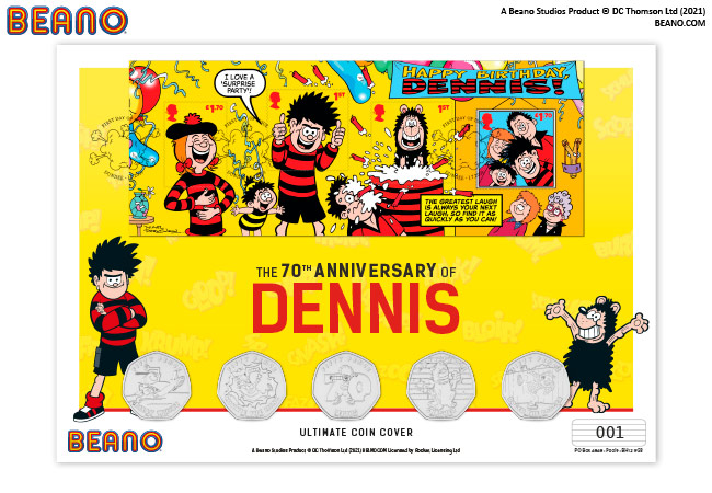 Dennis's 70th Anniversary Ultimate 50p Cover Front