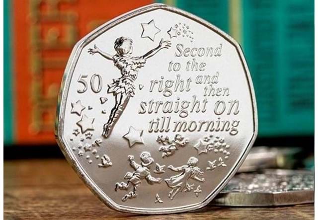 Official 2019 Peter Pan Brilliant Uncirculated 50p Reverse against Background.jpg