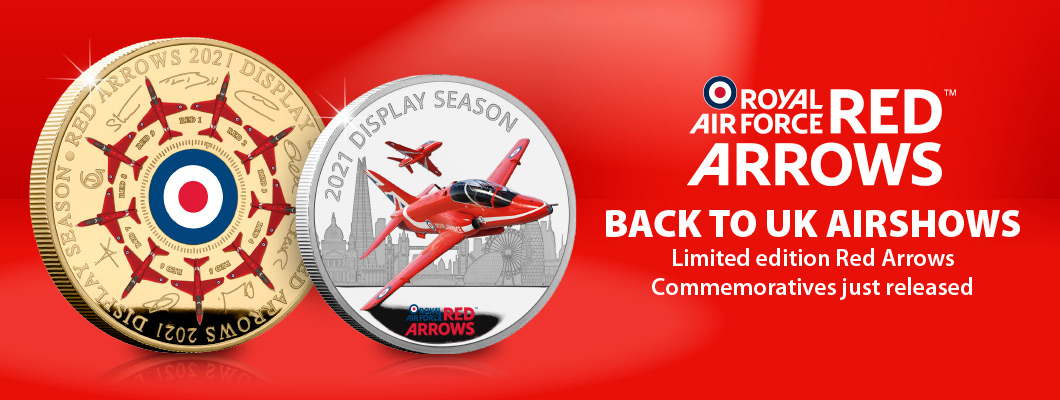 Royal Air Force Red Arrows Back to UK Airshows Limited edition Red Arrows Commemorative just released