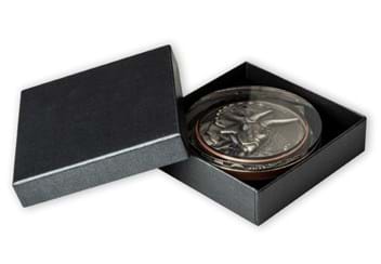 2022 Bi-Metal Triceratops Supersize Silver Coin in display box