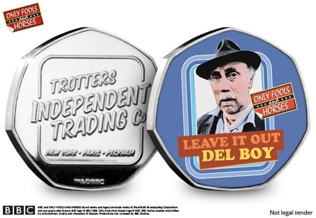'Leave it out Del Boy' Coin Obverse and Reverse