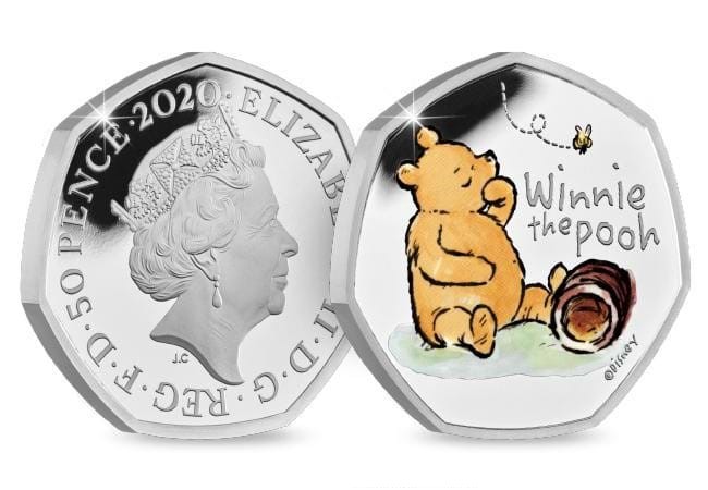 UK 2020 Winnie the Pooh Silver Proof 50p