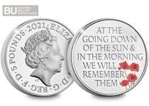 This 2021 £5 Remembrance Day coin has been released to commemorate those who have fought. 