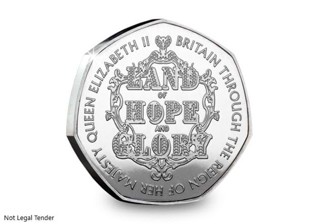 The Land of Hope and Glory Commemorative Obverse Not Legal Tender