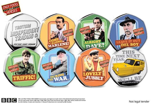 The Official Only Fools & Horses Set Obverse and Reverses
