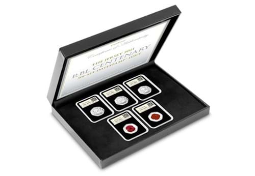 Jersey 2021 RBL Centenary 50p Set DateStamp in Box