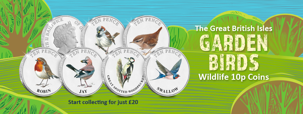 The Great British Isles Garden Birds Wildlife 10p Coins
