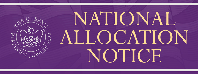 National Allocation Notice
