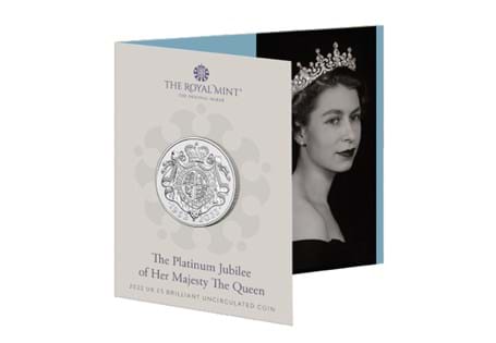 This UK 2022 £5 BU Pack has been issued by The Royal Mint in order to commemorate the Platinum Jubilee of Queen Elizabeth II.
