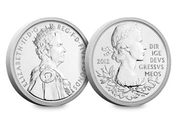 2012 Crown Jubilee £5 Obverse and Reverse