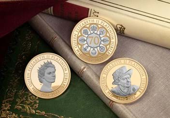 The Platinum Jubilee Silver 'Mint Masters' Set all Reverses with Themed Background