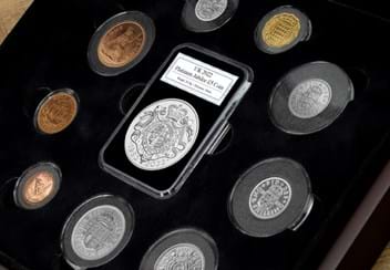 The QEII Platinum Jubilee Coin and Stamp Collection up close