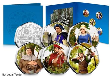 Your Robin Hood set features five of the characters from the tale, including; Robin Hood, Little John, Maid Marian, Friar Tuck and the Sheriff of Nottingham. 