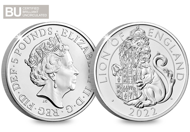 2022 UK Lion of England BU £5