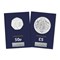 2022 Platinum Jubilee BU 50p & £5 Pair Both Reverses in Change Checker Card