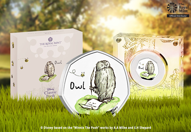 UK 2021 Owl Silver Proof 50p