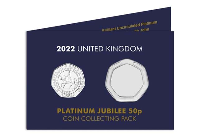 Platinum Jubilee 50P Collecting Pack Front