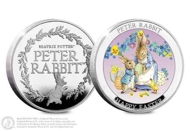 The Beatrix Potter Easter Set Peter Rabbit Obverse and Reverse
