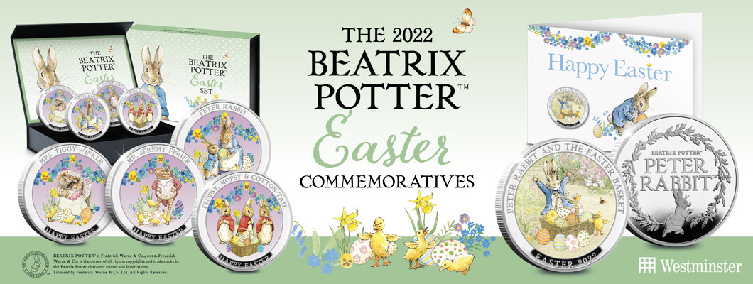 The 2022 Beatrix PotterTM Easter Commemoratives