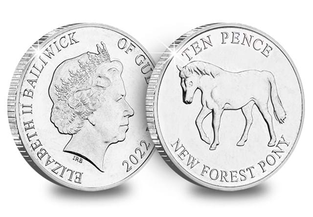 Woodland Mammals 10p New Forest Pony Obverse and Reverse