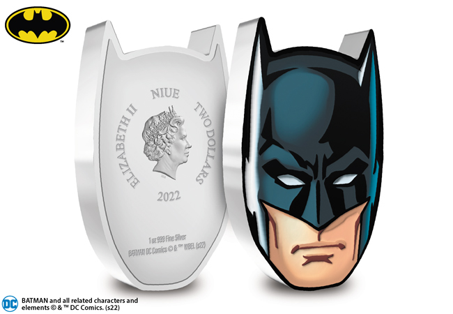 The Face of Batman 1oz Silver Coin