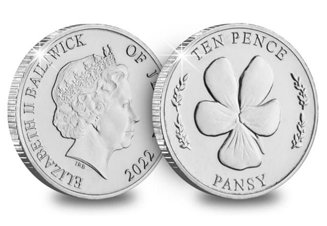 Pansy 10p Obverse and reverse