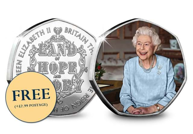 The QEII Platinum Jubilee Commemorative Obverse and Reverse with FREE (+£2.99 postage) Flash