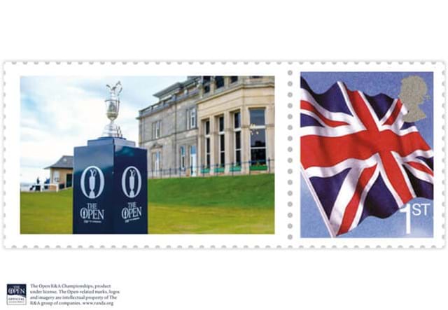 150Th Open Stamp For Coin Cover